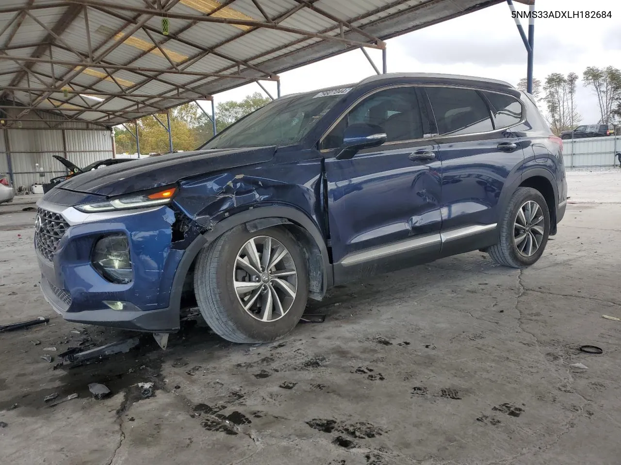 2020 Hyundai Santa Fe Sel VIN: 5NMS33ADXLH182684 Lot: 79807044