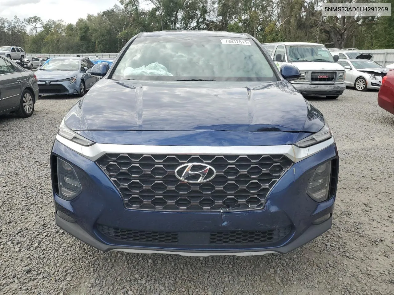 2020 Hyundai Santa Fe Sel VIN: 5NMS33AD6LH291269 Lot: 79912014