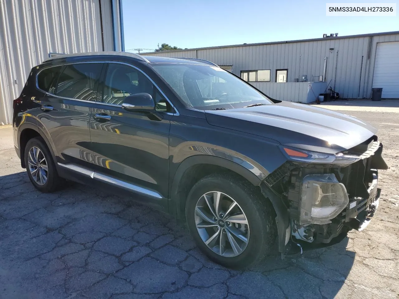 2020 Hyundai Santa Fe Sel VIN: 5NMS33AD4LH273336 Lot: 80264484