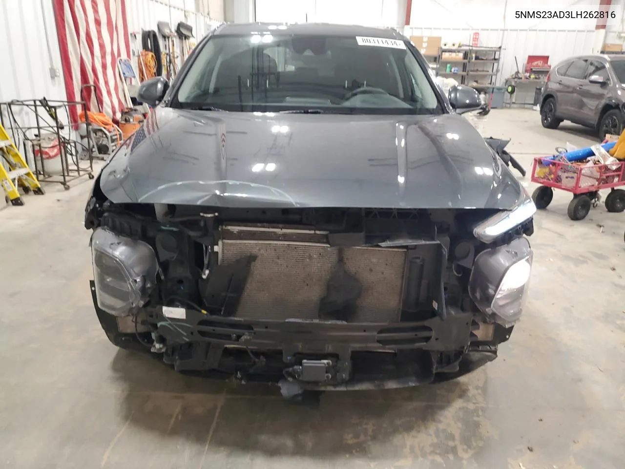 2020 Hyundai Santa Fe Se VIN: 5NMS23AD3LH262816 Lot: 80311434