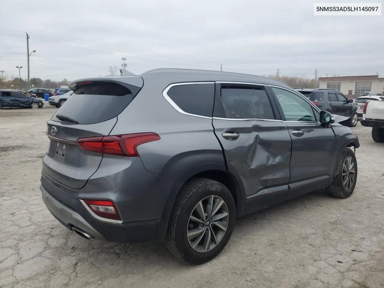 2020 Hyundai Santa Fe Limited VIN: 5NMS53AD5LH145097 Lot: 80376014