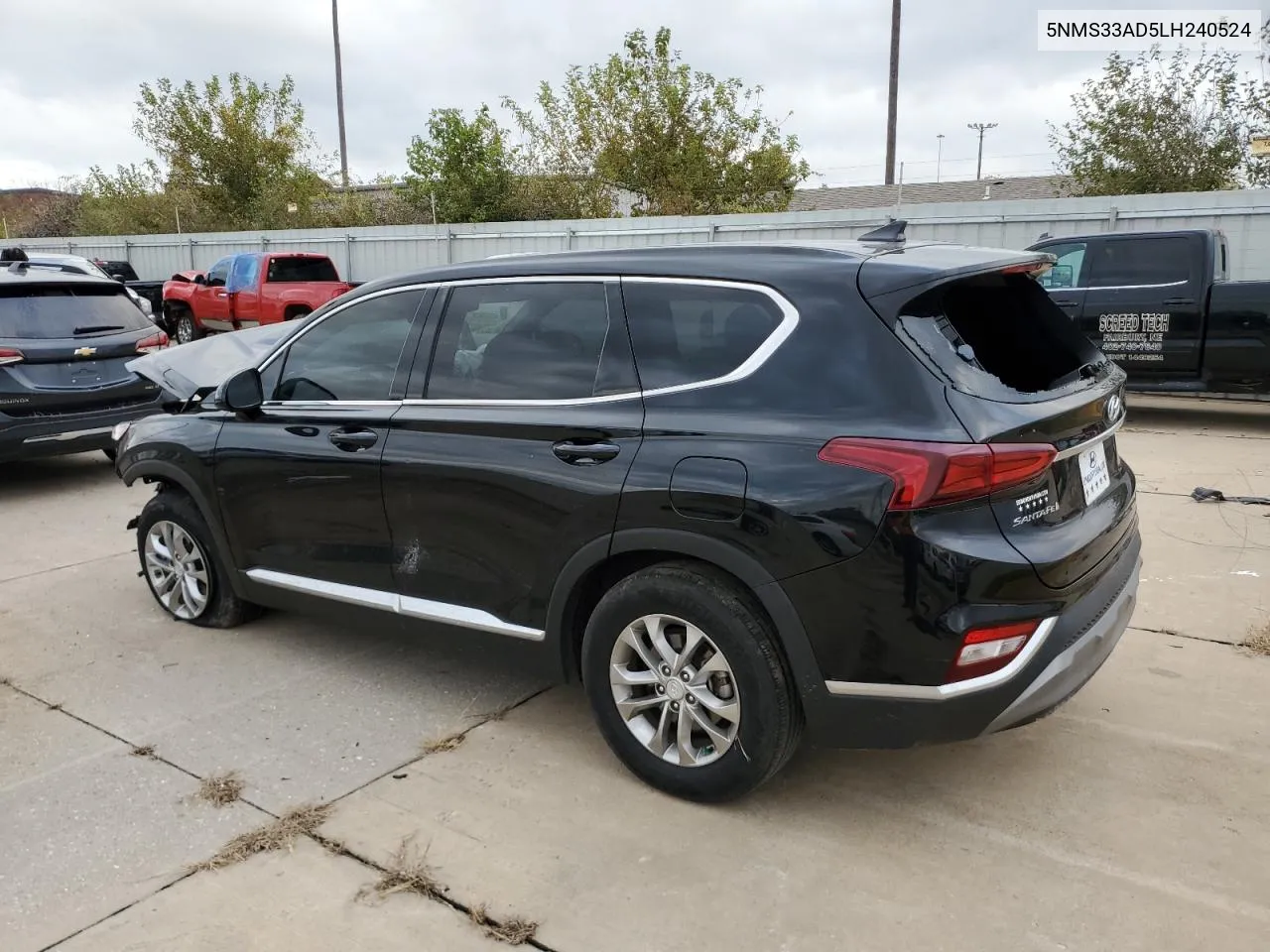 2020 Hyundai Santa Fe Sel VIN: 5NMS33AD5LH240524 Lot: 80394254