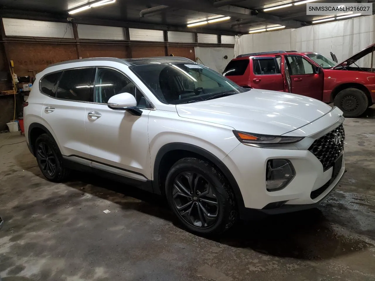 2020 Hyundai Santa Fe Sel VIN: 5NMS3CAA6LH216027 Lot: 81253764