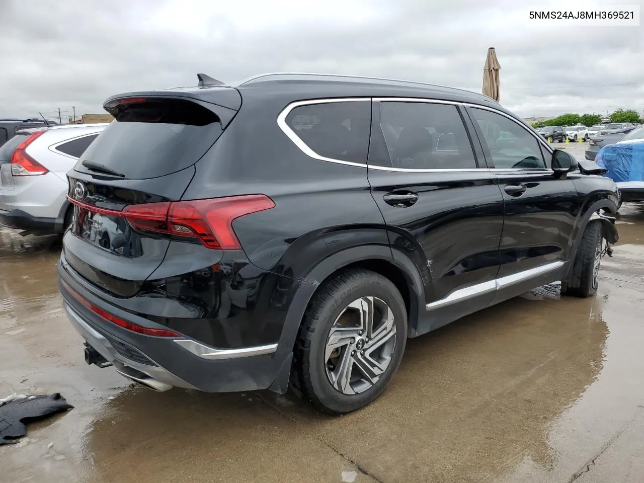 2021 Hyundai Santa Fe Sel VIN: 5NMS24AJ8MH369521 Lot: 50183554