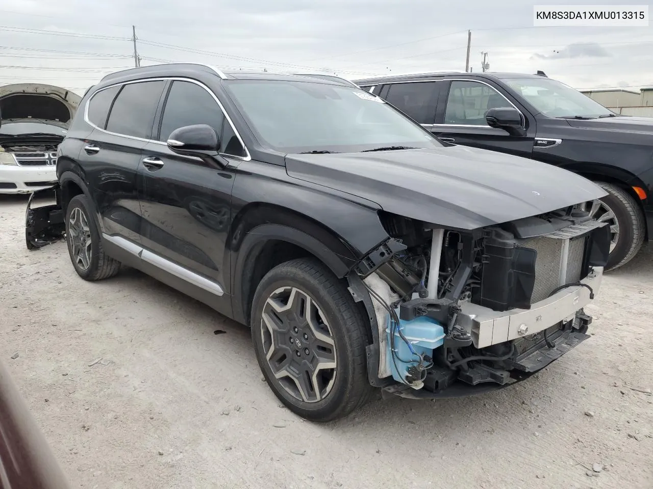 2021 Hyundai Santa Fe Sel Premium VIN: KM8S3DA1XMU013315 Lot: 51884344