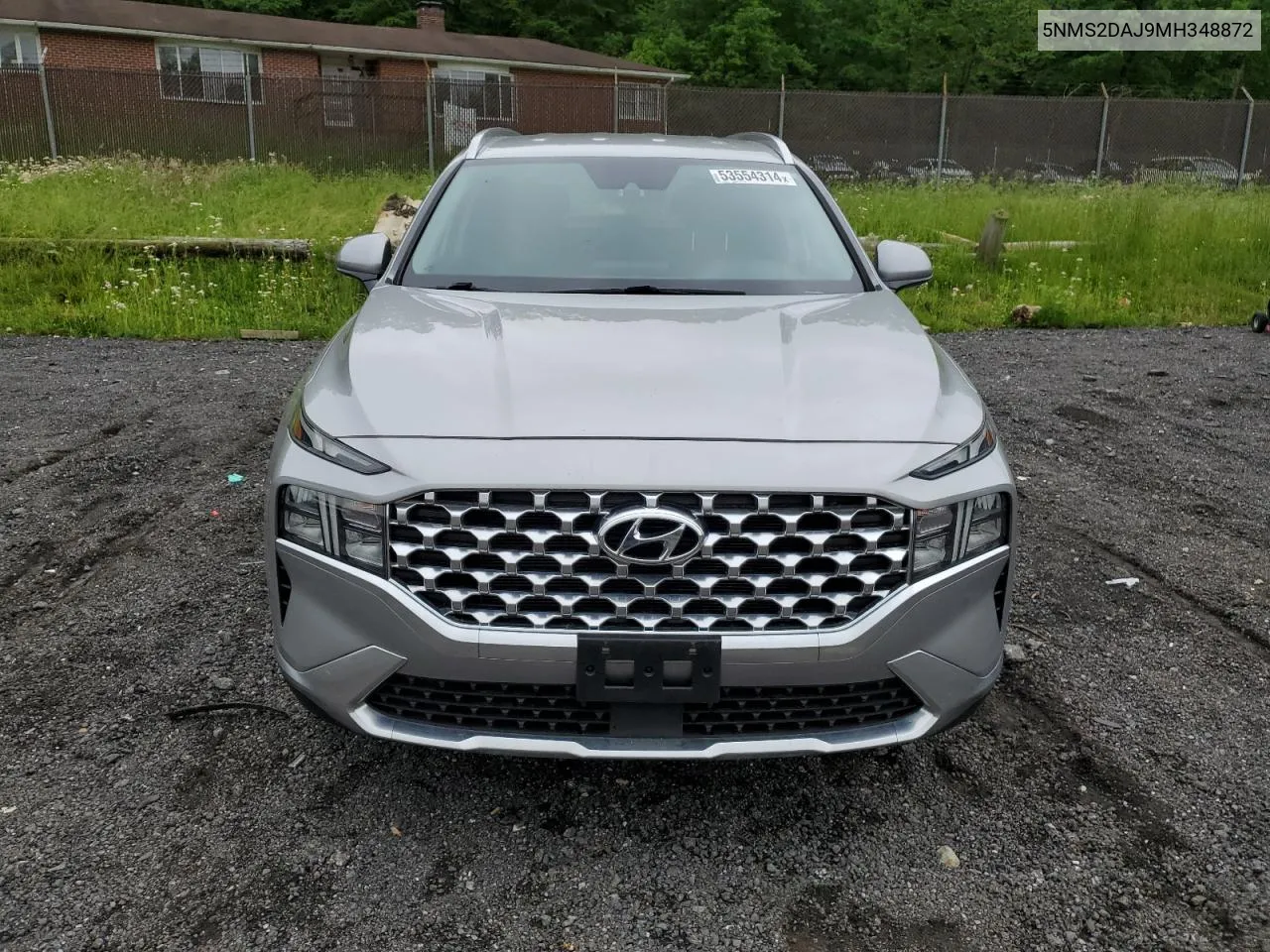 5NMS2DAJ9MH348872 2021 Hyundai Santa Fe Sel