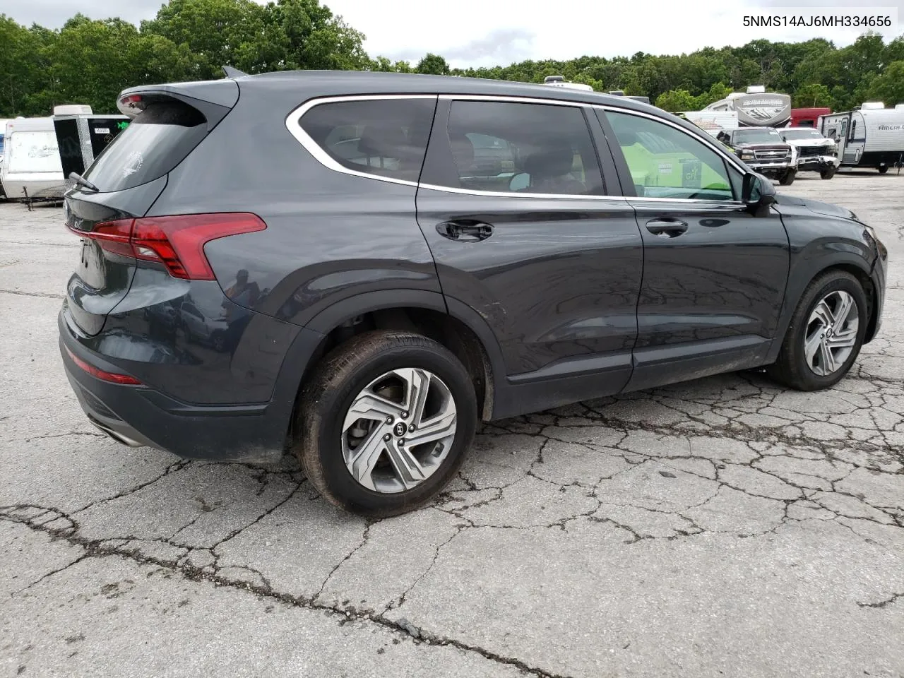 2021 Hyundai Santa Fe Se VIN: 5NMS14AJ6MH334656 Lot: 57257734