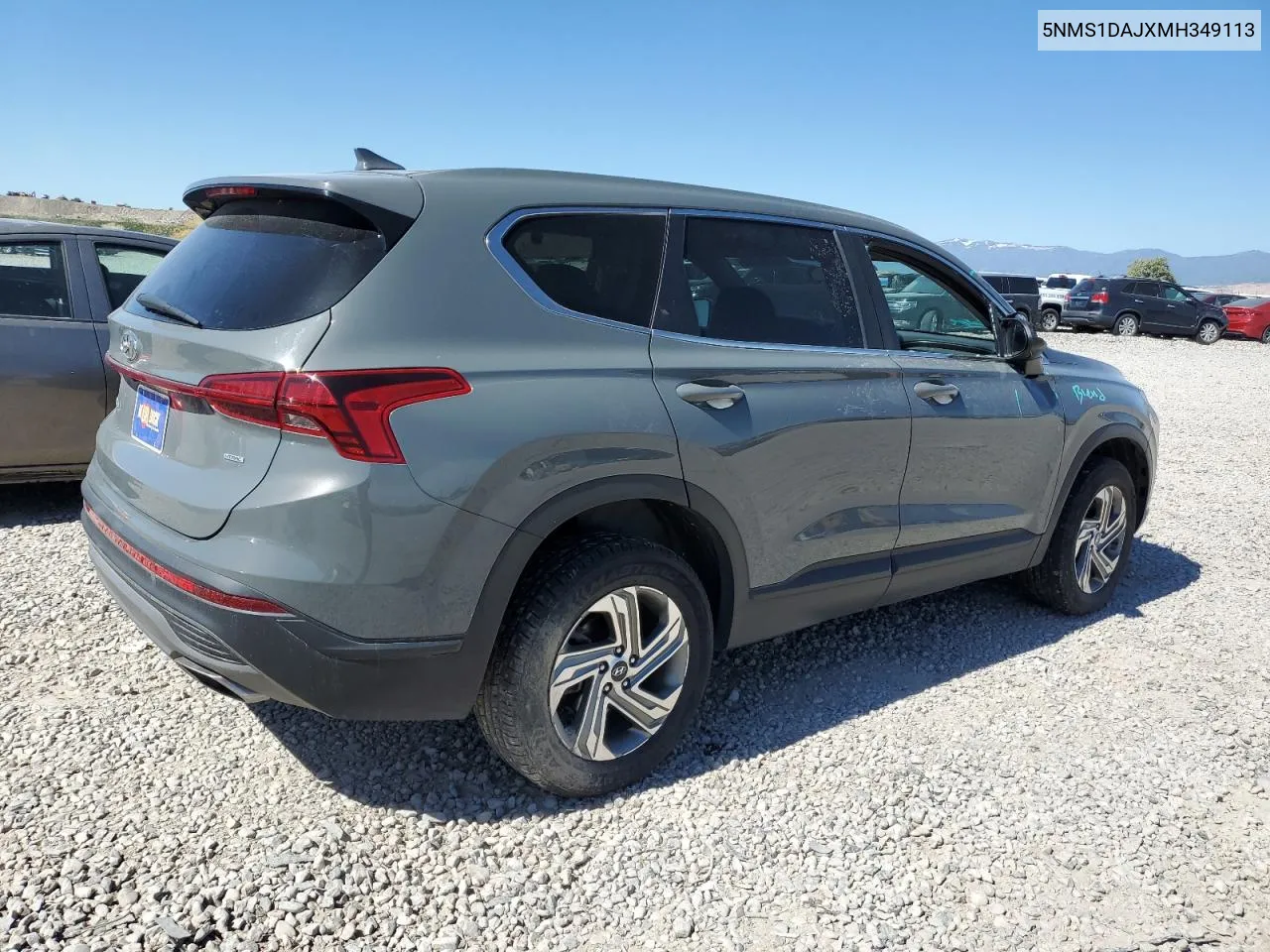 2021 Hyundai Santa Fe Se VIN: 5NMS1DAJXMH349113 Lot: 57355464