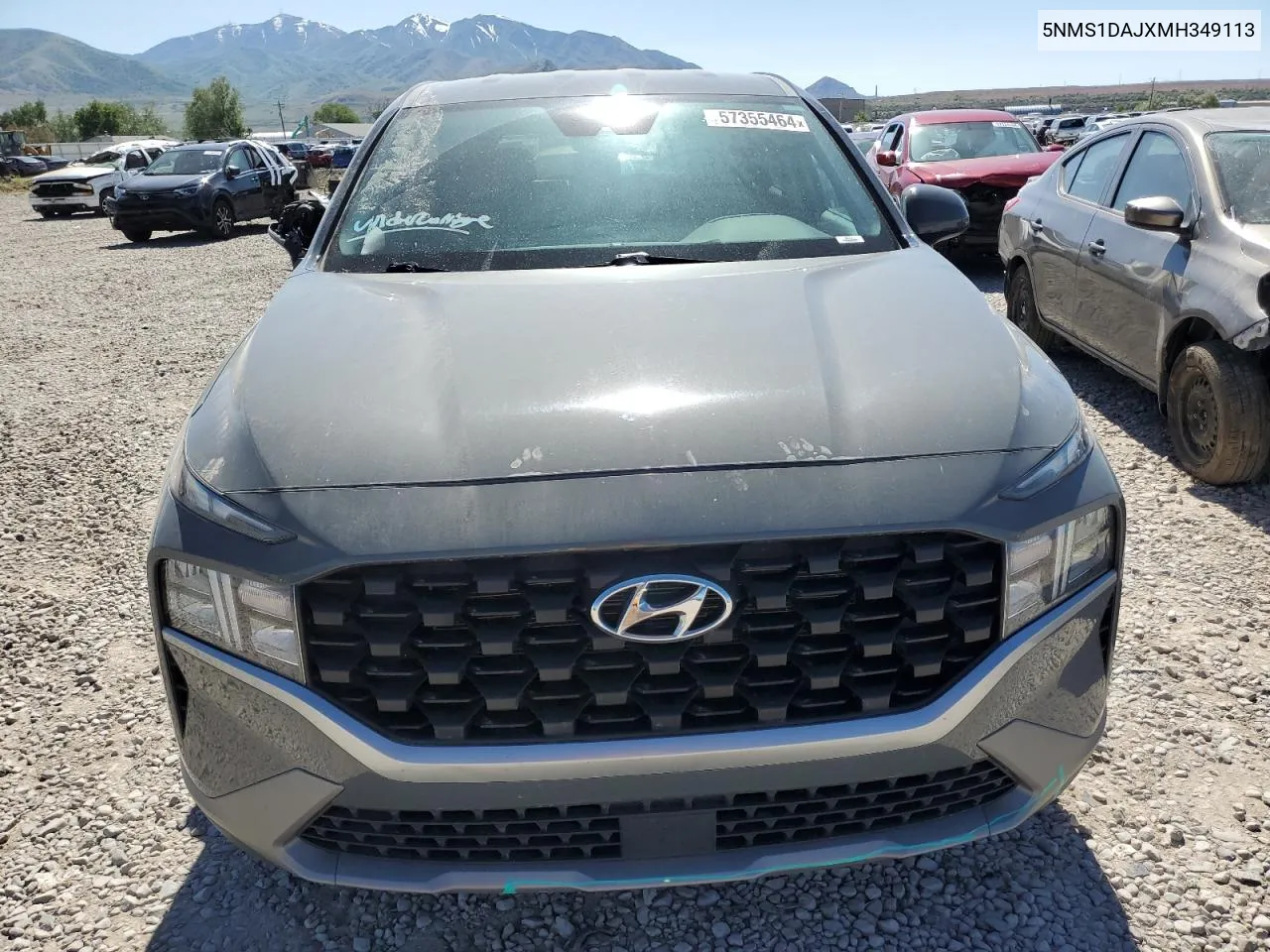 5NMS1DAJXMH349113 2021 Hyundai Santa Fe Se