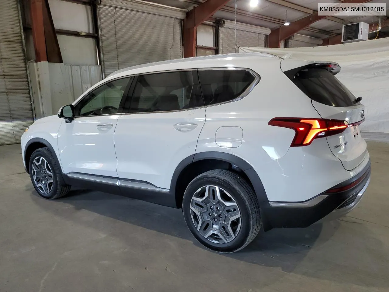 2021 Hyundai Santa Fe Limited VIN: KM8S5DA15MU012485 Lot: 59092344