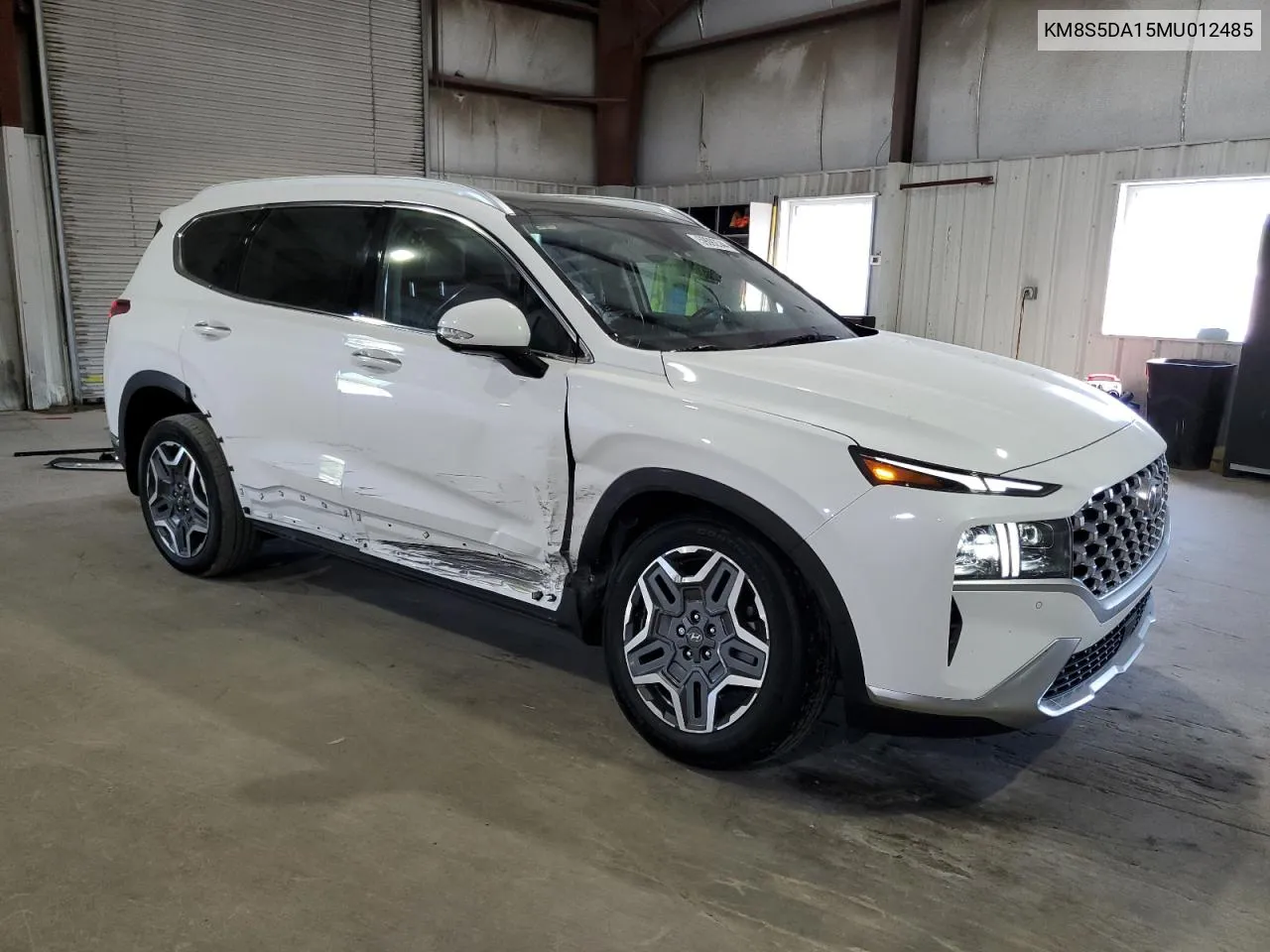 2021 Hyundai Santa Fe Limited VIN: KM8S5DA15MU012485 Lot: 59092344