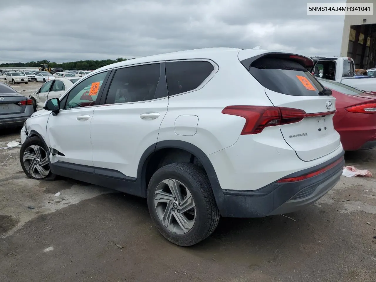 2021 Hyundai Santa Fe Se VIN: 5NMS14AJ4MH341041 Lot: 59743374