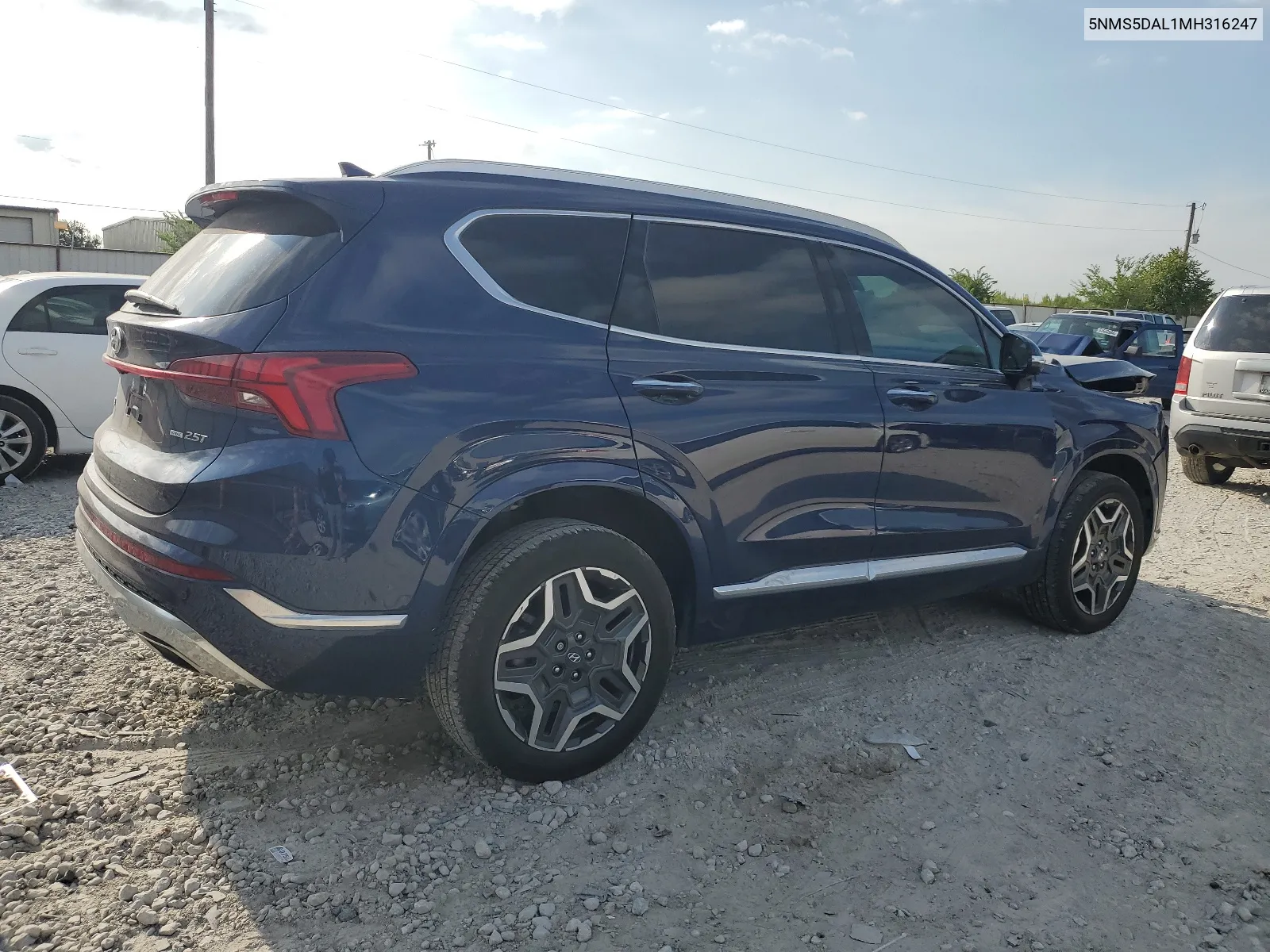 2021 Hyundai Santa Fe Calligraphy VIN: 5NMS5DAL1MH316247 Lot: 63686564