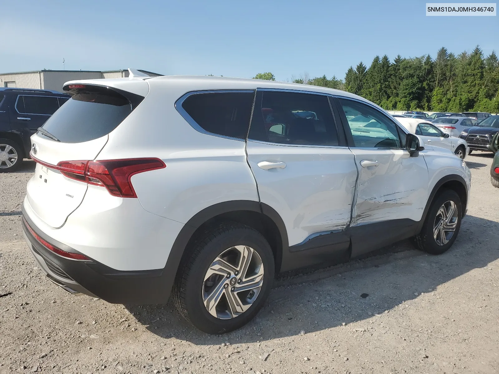 5NMS1DAJ0MH346740 2021 Hyundai Santa Fe Se