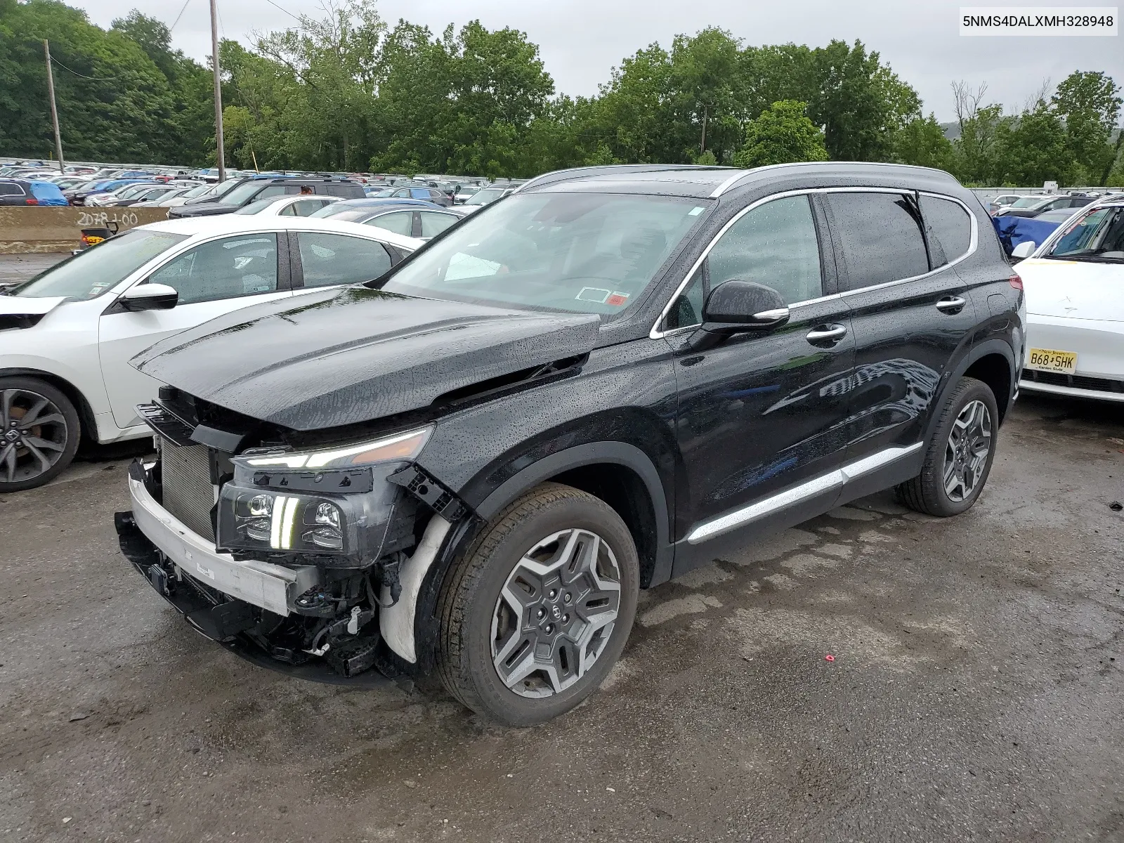 2021 Hyundai Santa Fe Limited VIN: 5NMS4DALXMH328948 Lot: 64476294