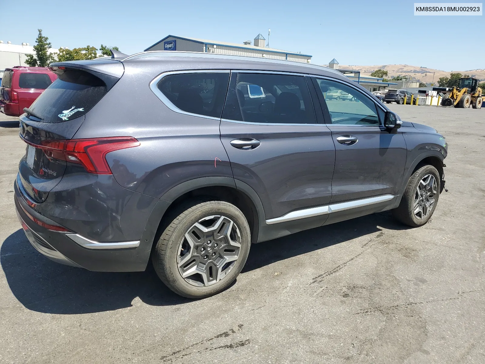 2021 Hyundai Santa Fe Limited VIN: KM8S5DA18MU002923 Lot: 64504734