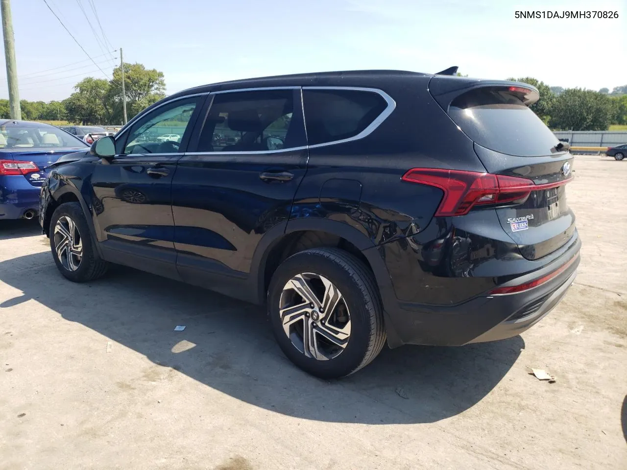 2021 Hyundai Santa Fe Se VIN: 5NMS1DAJ9MH370826 Lot: 65411063