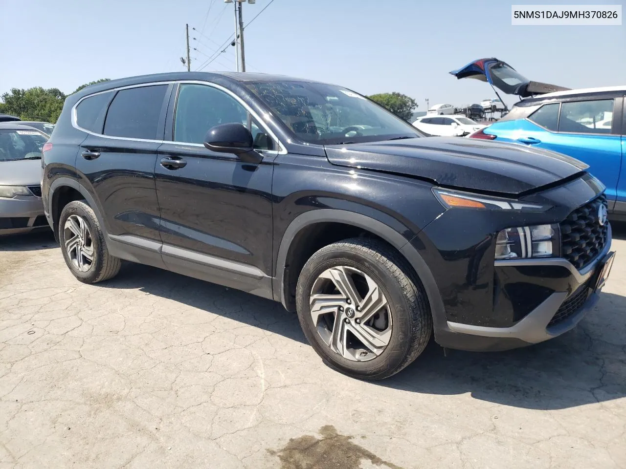 2021 Hyundai Santa Fe Se VIN: 5NMS1DAJ9MH370826 Lot: 65411063