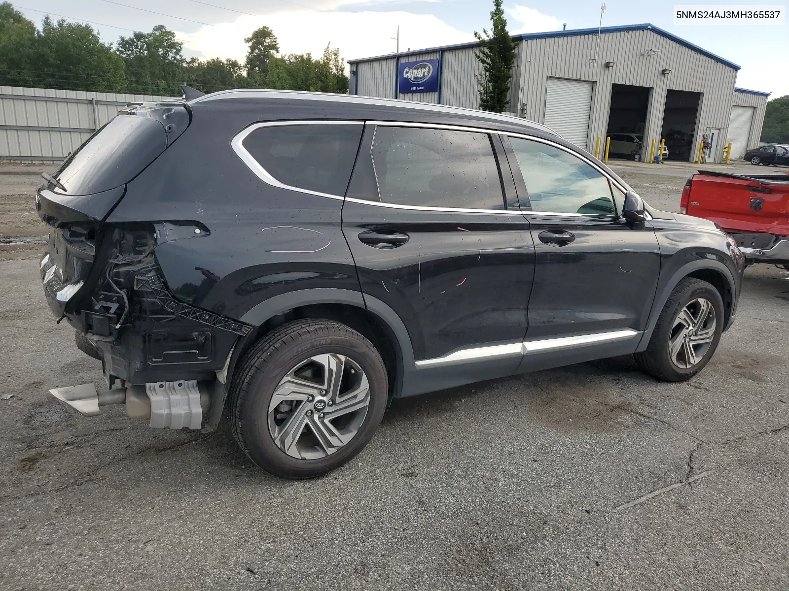 2021 Hyundai Santa Fe Sel VIN: 5NMS24AJ3MH365537 Lot: 65602254