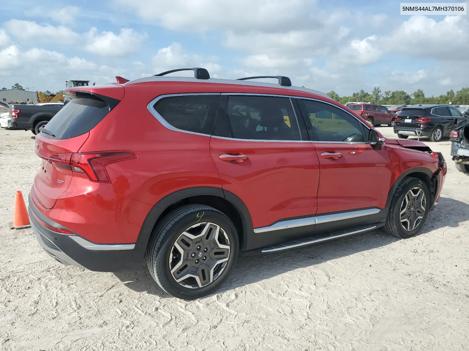 2021 Hyundai Santa Fe Limited VIN: 5NMS44AL7MH370106 Lot: 65916914