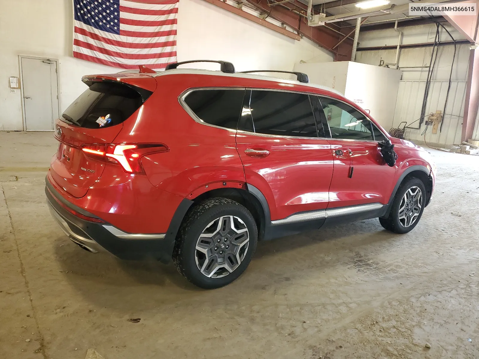 2021 Hyundai Santa Fe Limited VIN: 5NMS4DAL8MH366615 Lot: 67044244