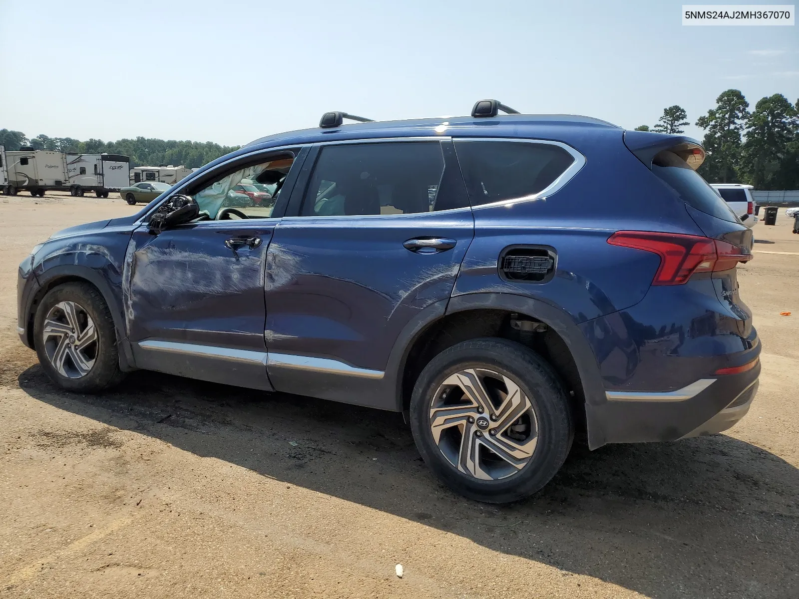 2021 Hyundai Santa Fe Sel VIN: 5NMS24AJ2MH367070 Lot: 68371804