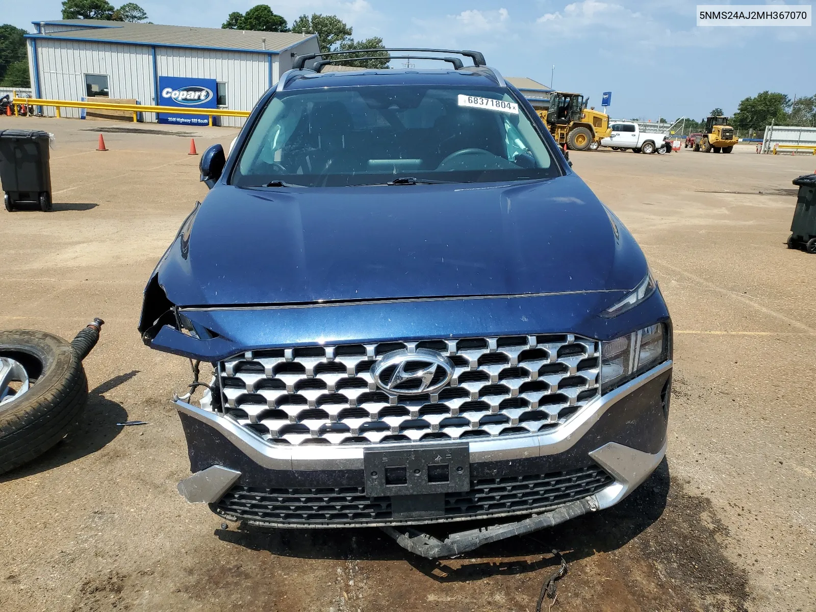 5NMS24AJ2MH367070 2021 Hyundai Santa Fe Sel