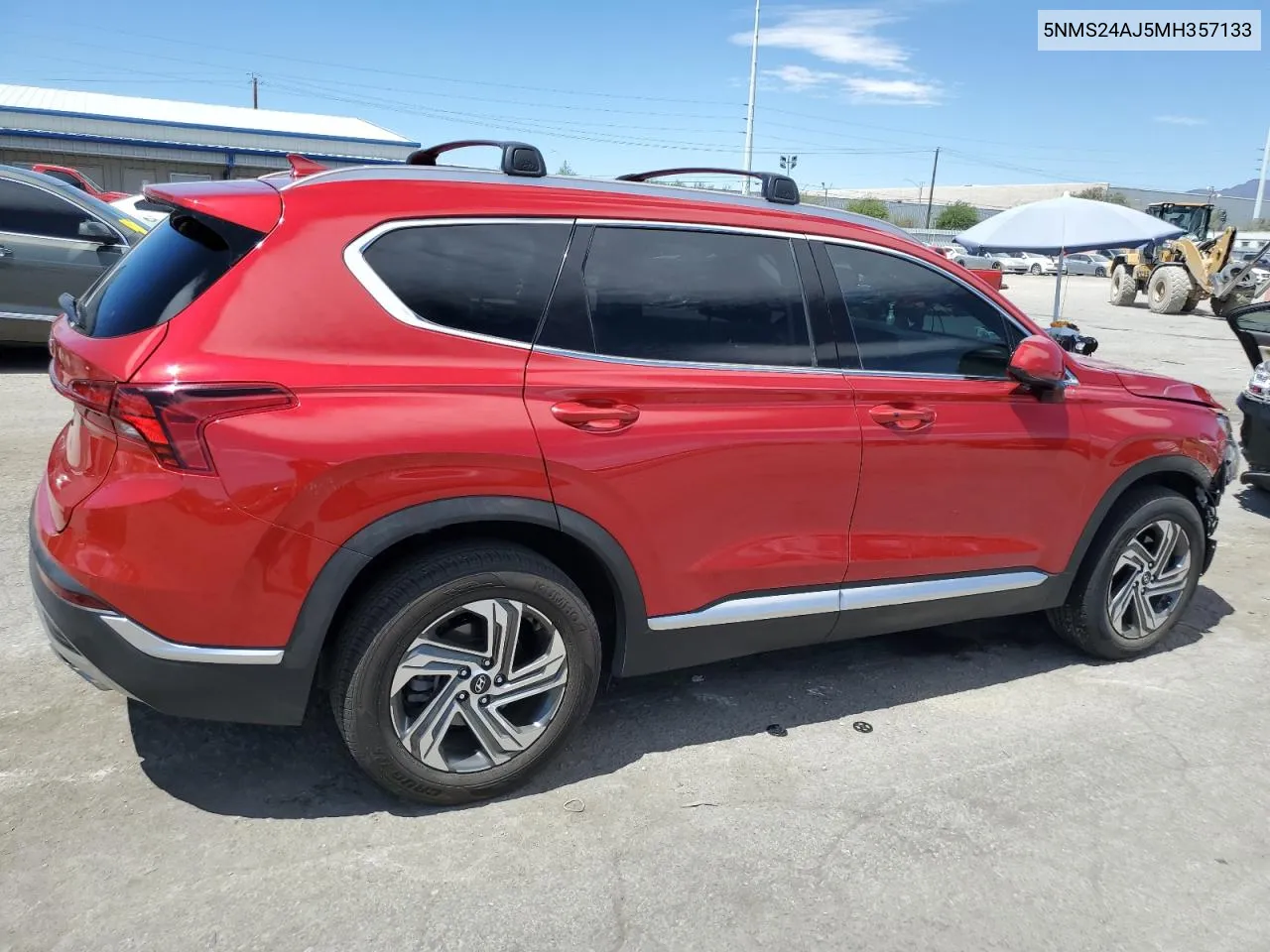 2021 Hyundai Santa Fe Sel VIN: 5NMS24AJ5MH357133 Lot: 68577354