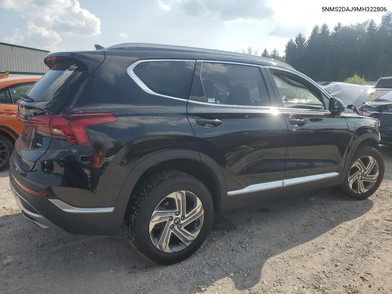 2021 Hyundai Santa Fe Sel VIN: 5NMS2DAJ9MH322806 Lot: 68825134