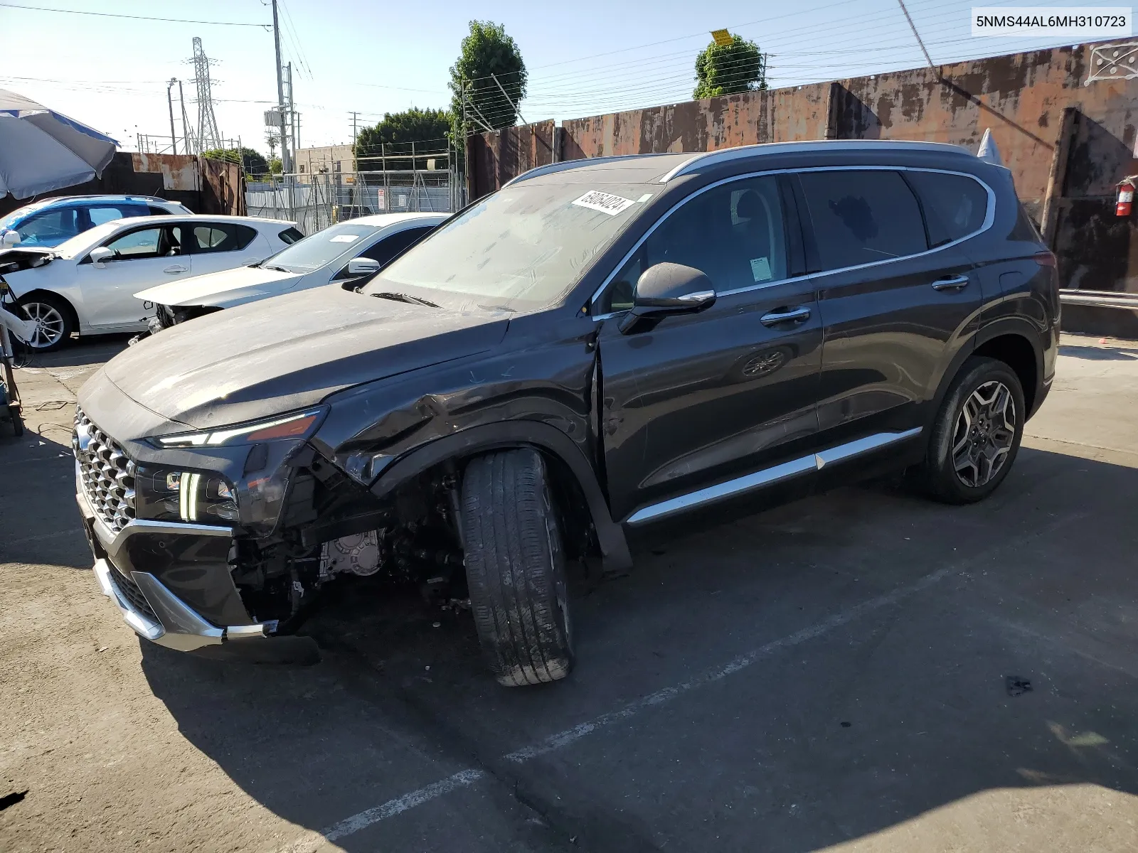 2021 Hyundai Santa Fe Limited VIN: 5NMS44AL6MH310723 Lot: 69064024