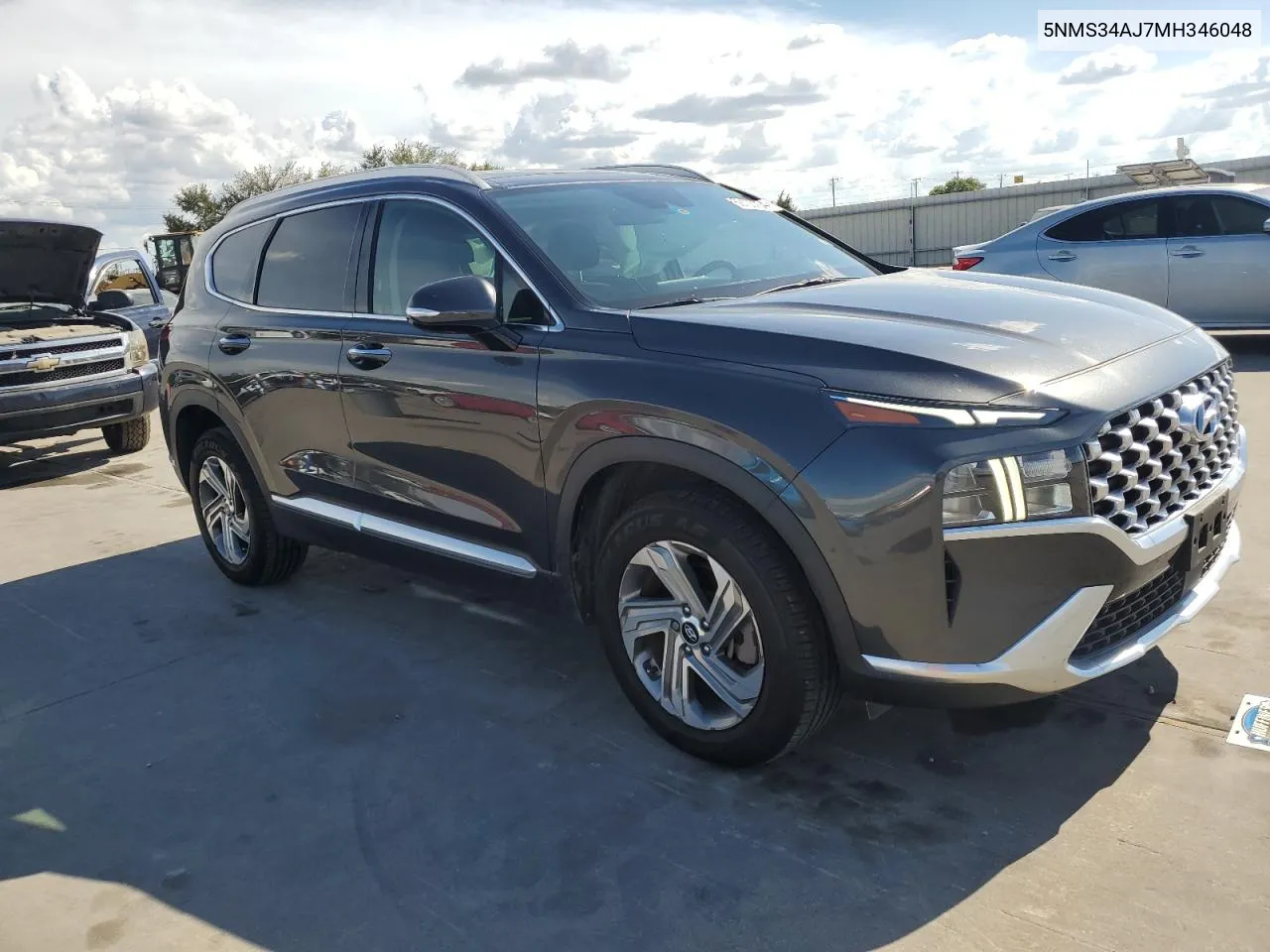 5NMS34AJ7MH346048 2021 Hyundai Santa Fe Sel