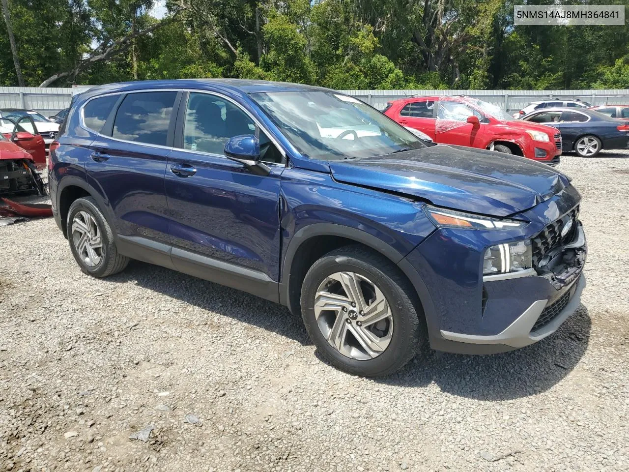 2021 Hyundai Santa Fe Se VIN: 5NMS14AJ8MH364841 Lot: 69196794