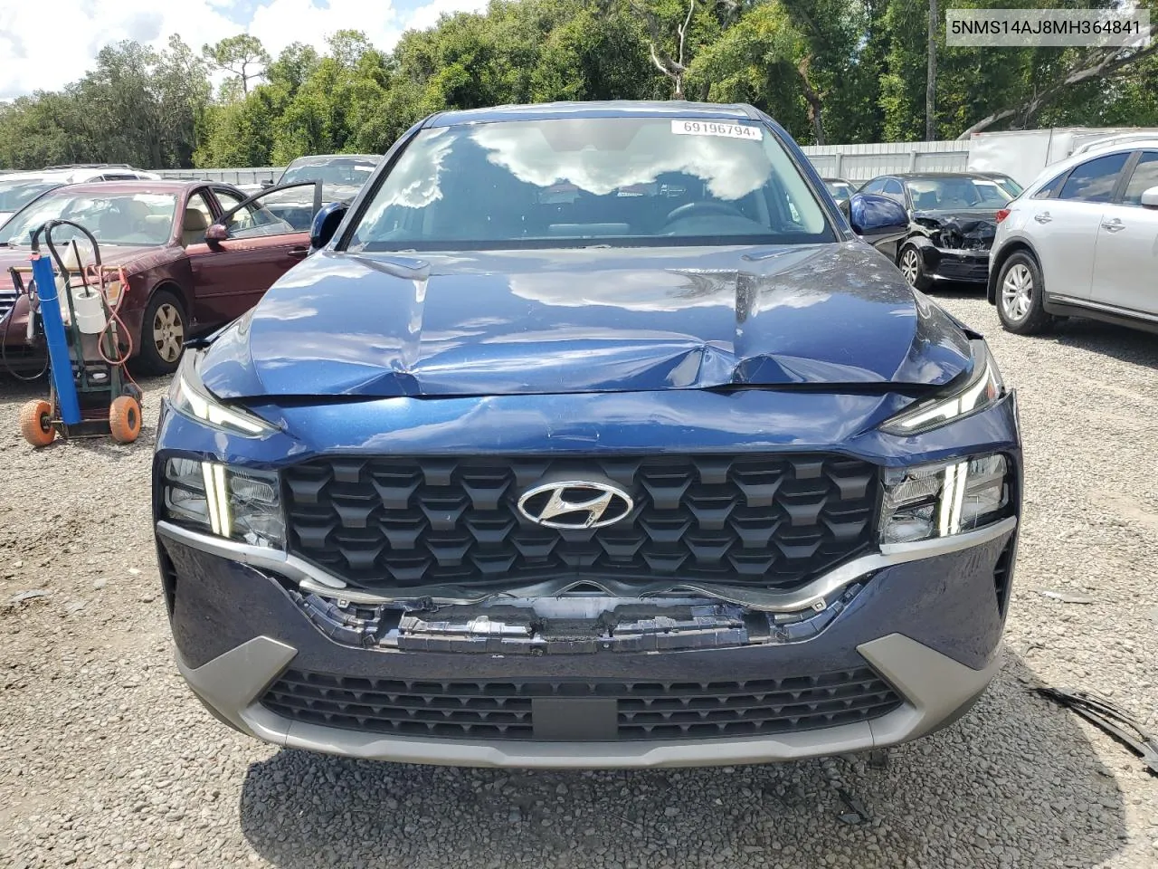 2021 Hyundai Santa Fe Se VIN: 5NMS14AJ8MH364841 Lot: 69196794