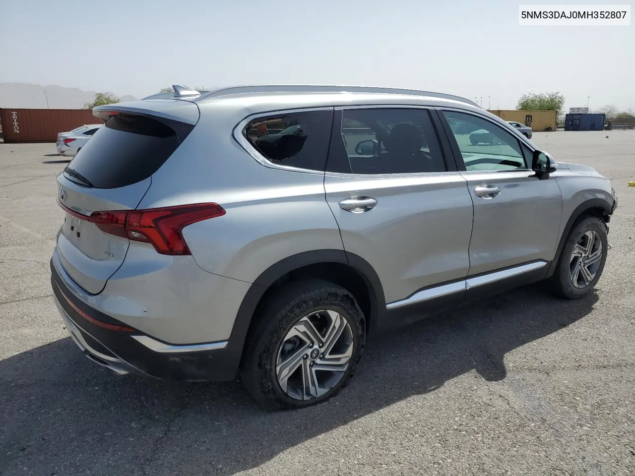 2021 Hyundai Santa Fe Sel VIN: 5NMS3DAJ0MH352807 Lot: 70097654