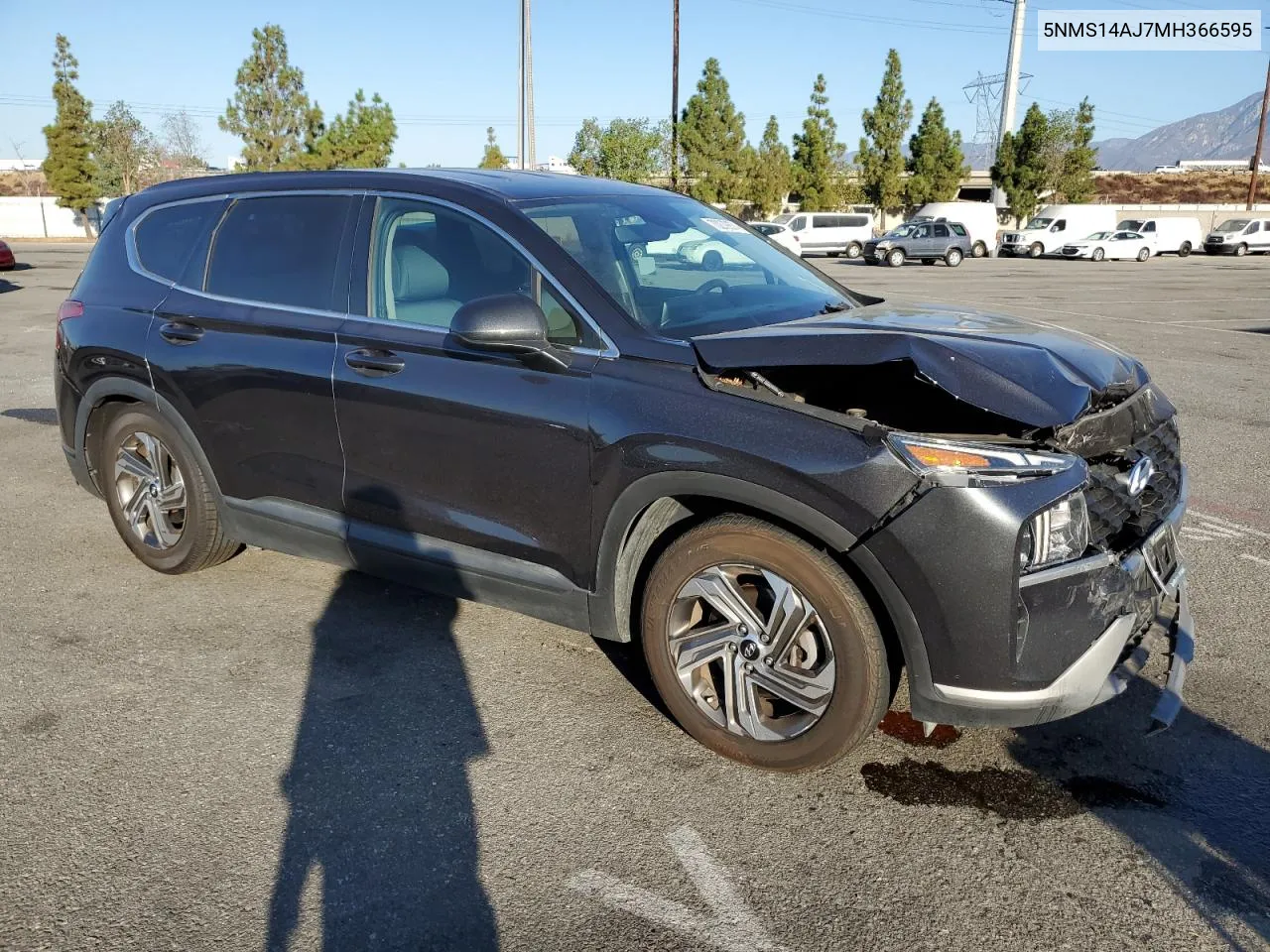 2021 Hyundai Santa Fe Se VIN: 5NMS14AJ7MH366595 Lot: 70272674