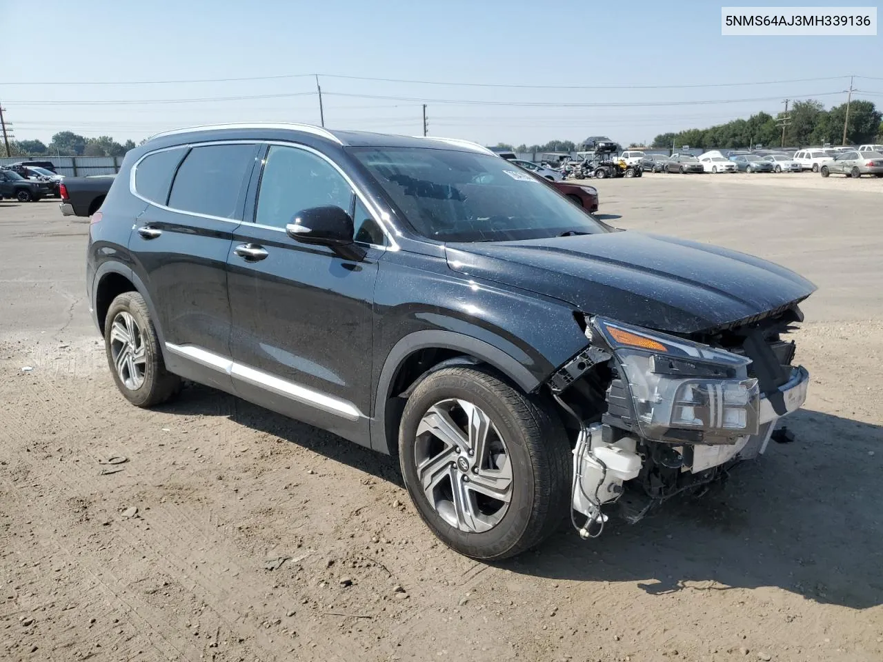 2021 Hyundai Santa Fe Sel VIN: 5NMS64AJ3MH339136 Lot: 70647934