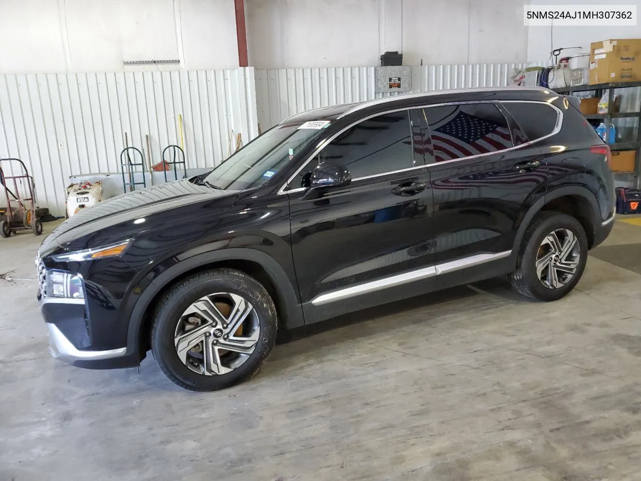 2021 Hyundai Santa Fe Sel VIN: 5NMS24AJ1MH307362 Lot: 71065214