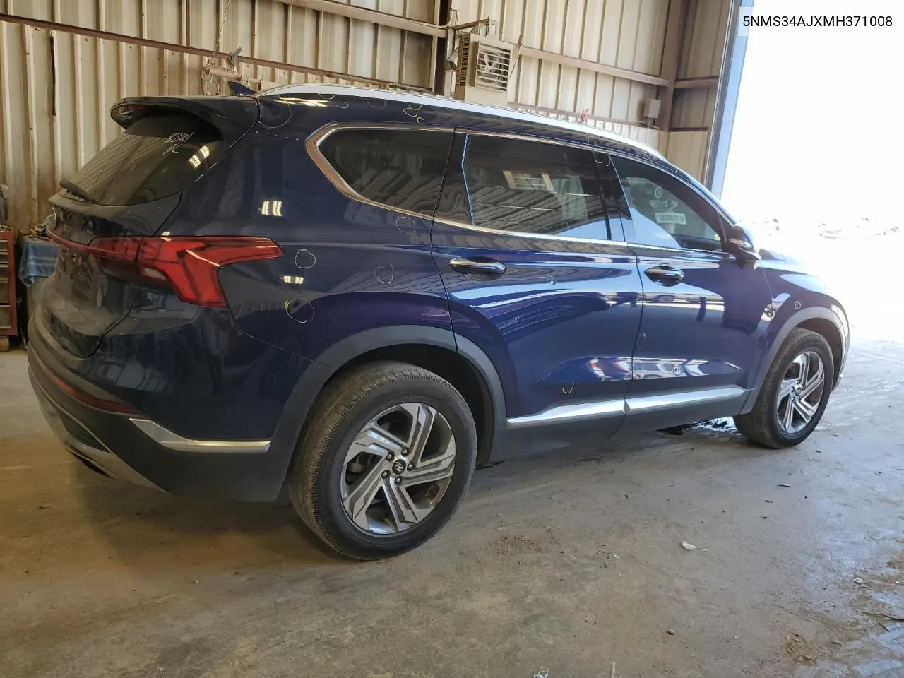 2021 Hyundai Santa Fe Sel VIN: 5NMS34AJXMH371008 Lot: 71136594