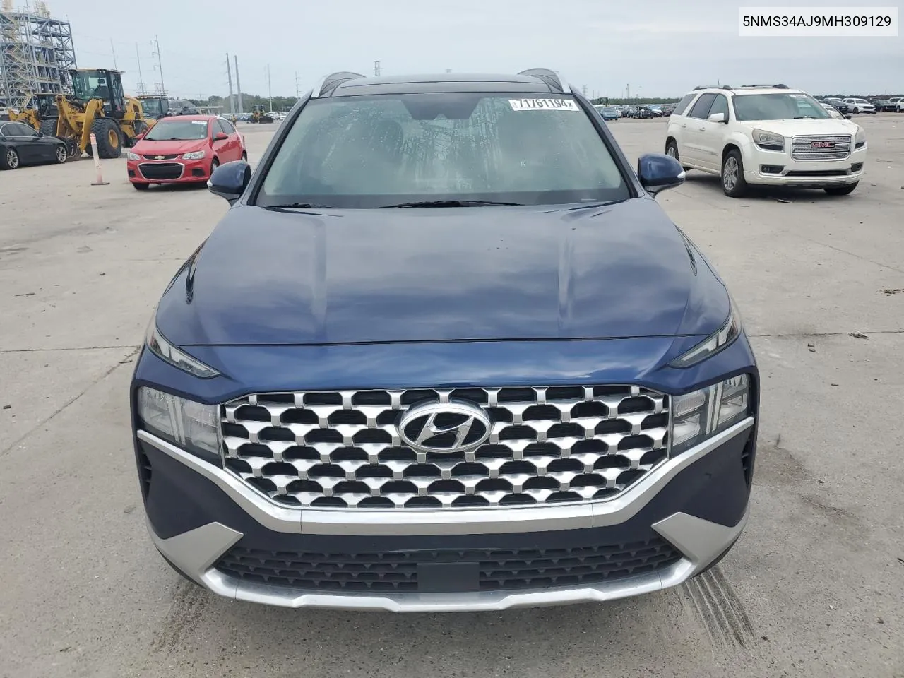 5NMS34AJ9MH309129 2021 Hyundai Santa Fe Sel