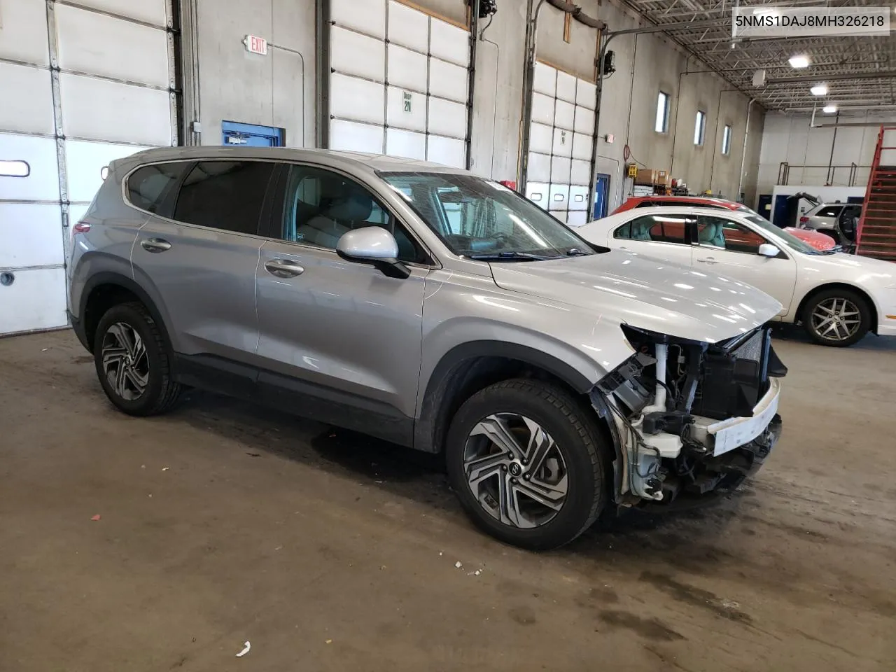 2021 Hyundai Santa Fe Se VIN: 5NMS1DAJ8MH326218 Lot: 72078934