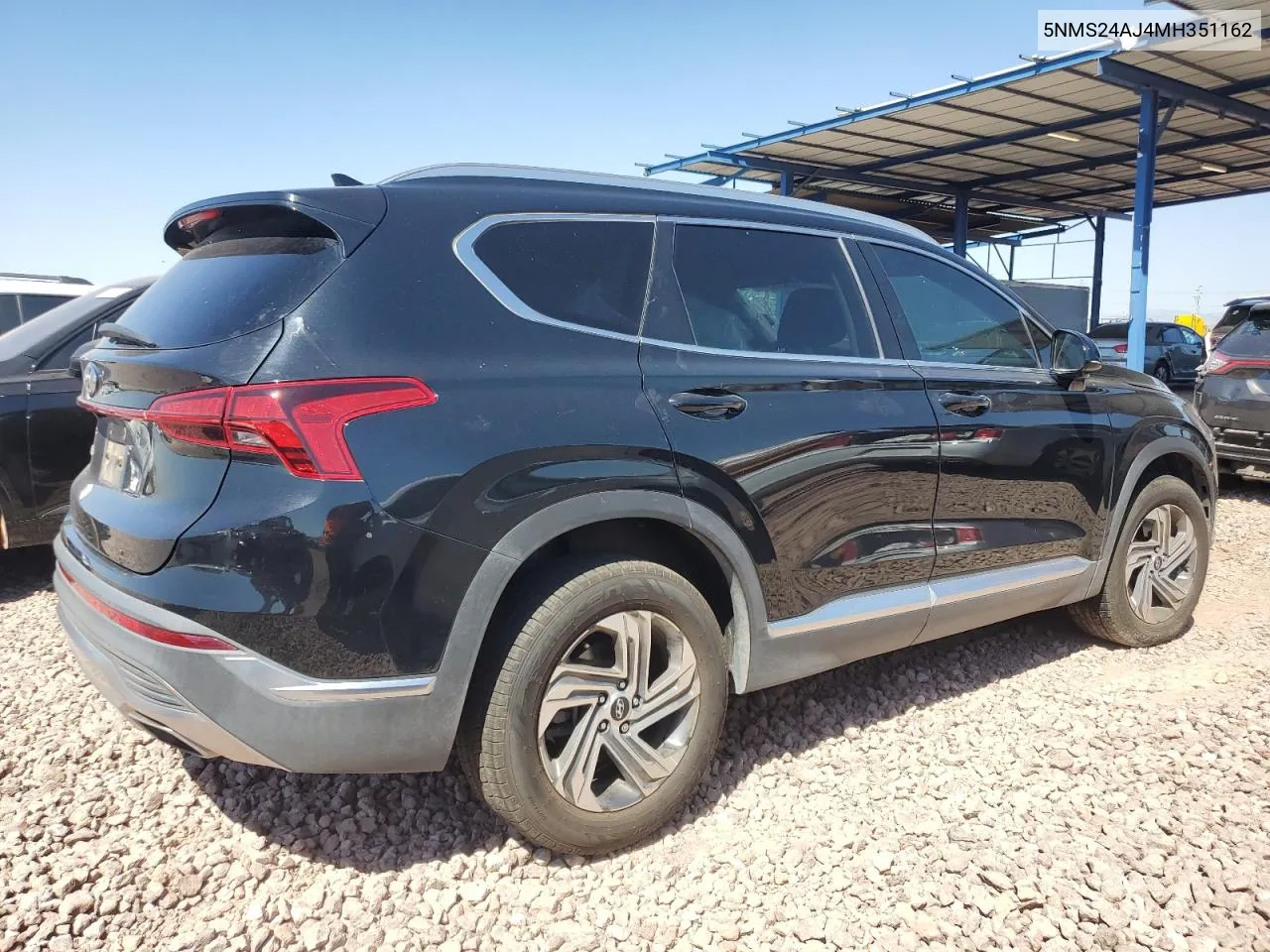 2021 Hyundai Santa Fe Sel VIN: 5NMS24AJ4MH351162 Lot: 72653244