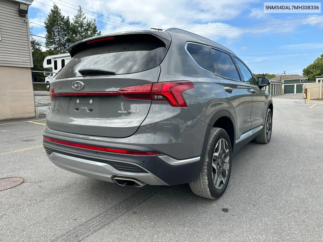 2021 Hyundai Santa Fe Limited VIN: 5NMS4DAL7MH338336 Lot: 72692624