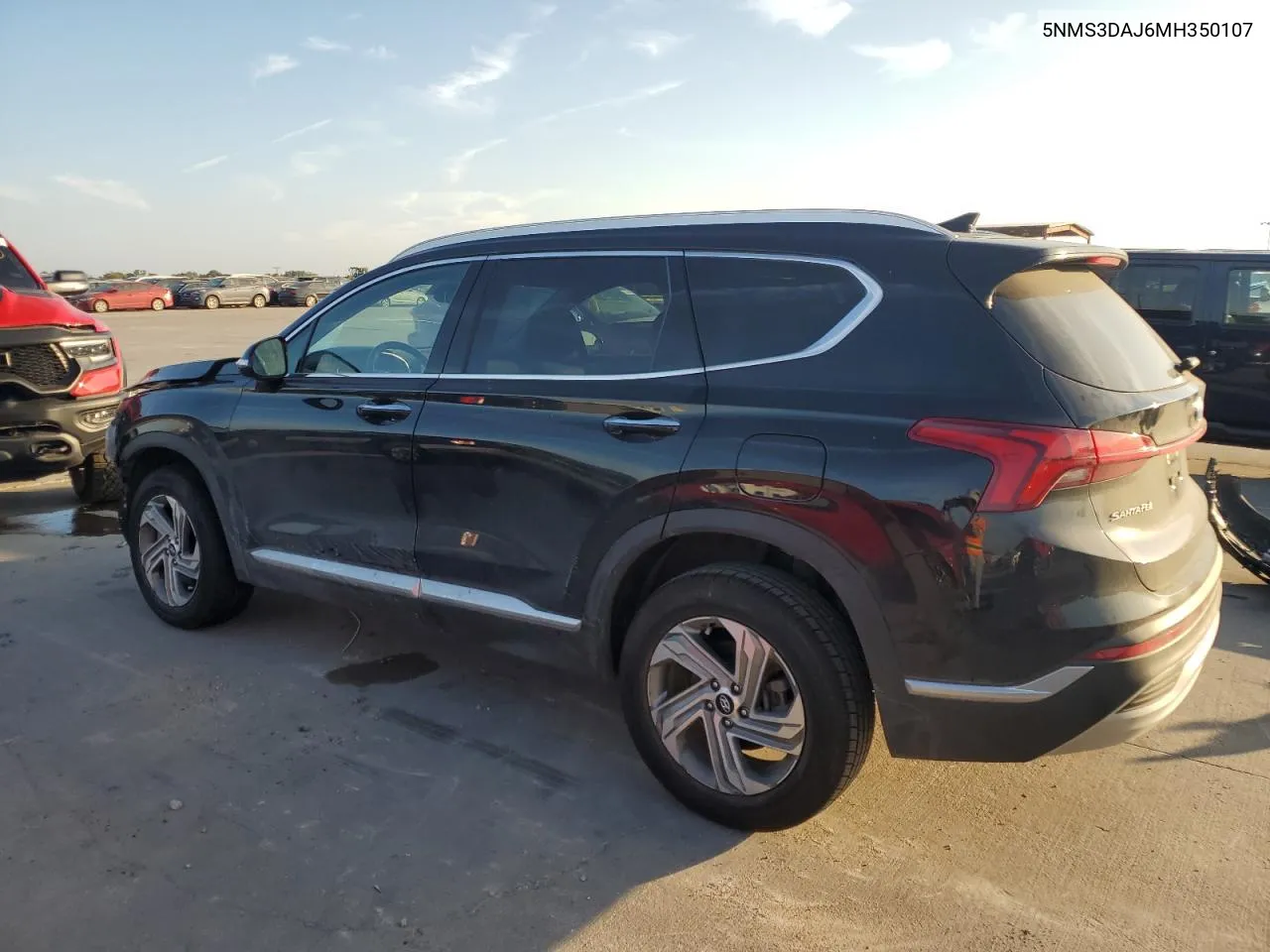 2021 Hyundai Santa Fe Sel VIN: 5NMS3DAJ6MH350107 Lot: 72738114