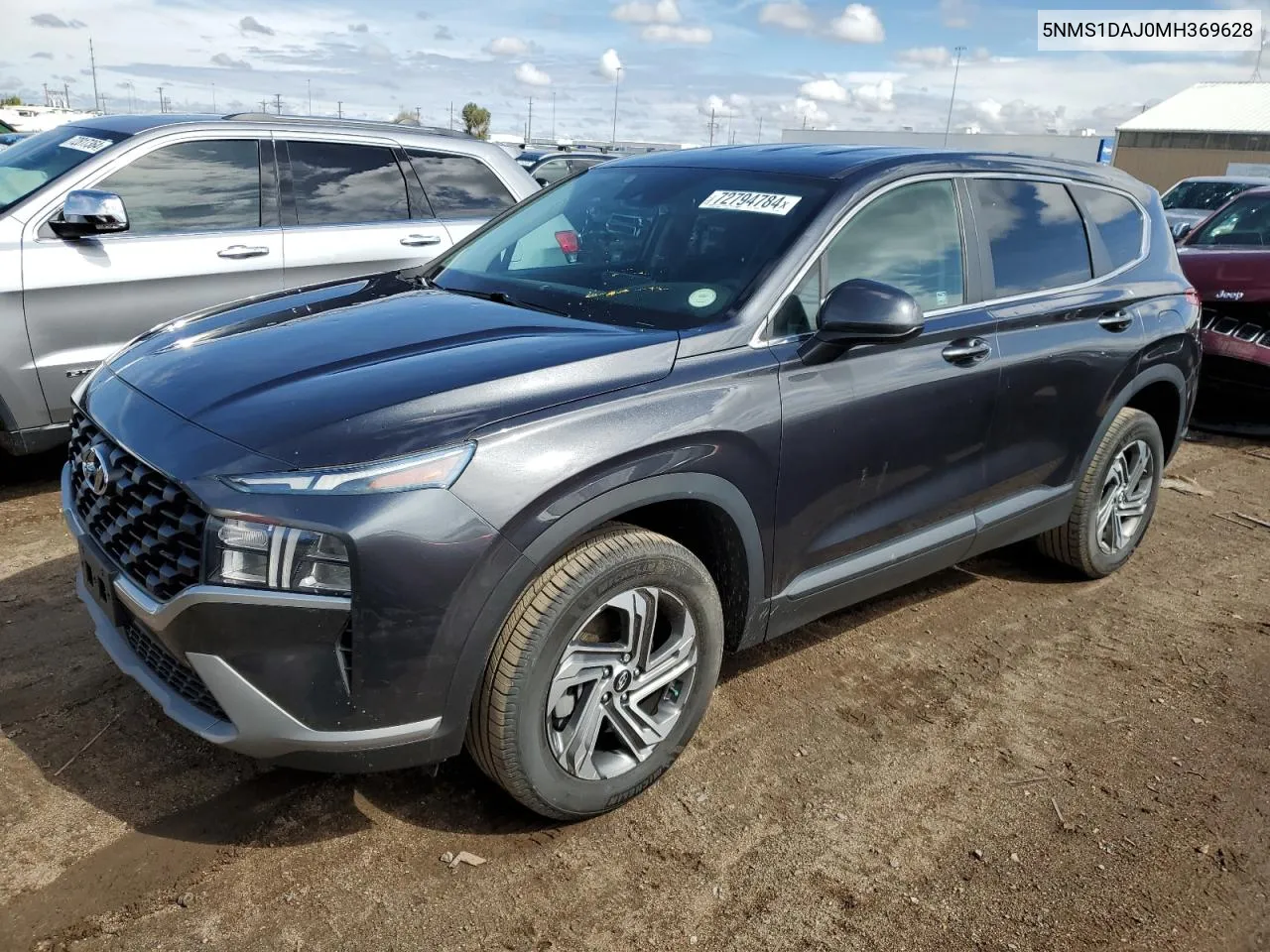 2021 Hyundai Santa Fe Se VIN: 5NMS1DAJ0MH369628 Lot: 72794784