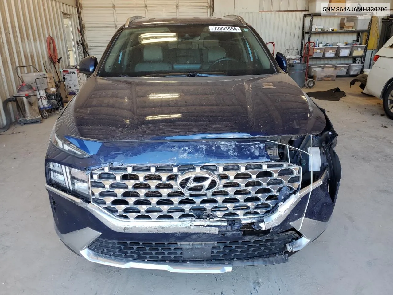 2021 Hyundai Santa Fe Sel VIN: 5NMS64AJ6MH330706 Lot: 72901454