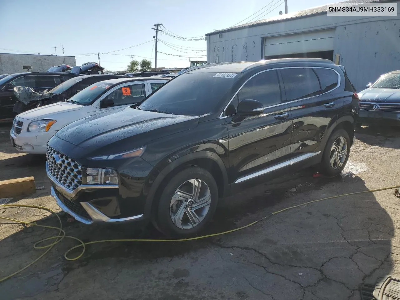 2021 Hyundai Santa Fe Sel VIN: 5NMS34AJ9MH333169 Lot: 73152134