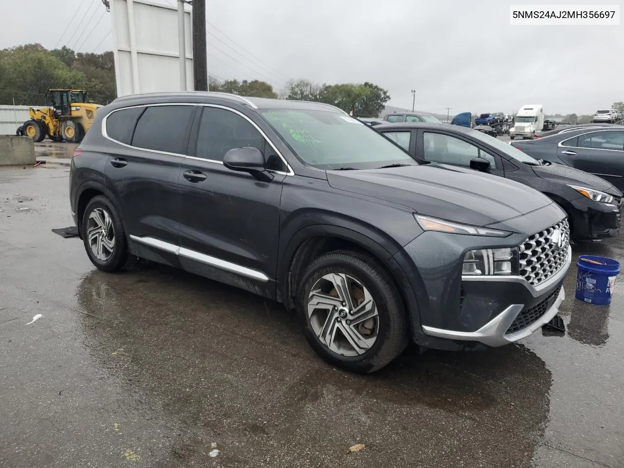 2021 Hyundai Santa Fe Sel VIN: 5NMS24AJ2MH356697 Lot: 73199764