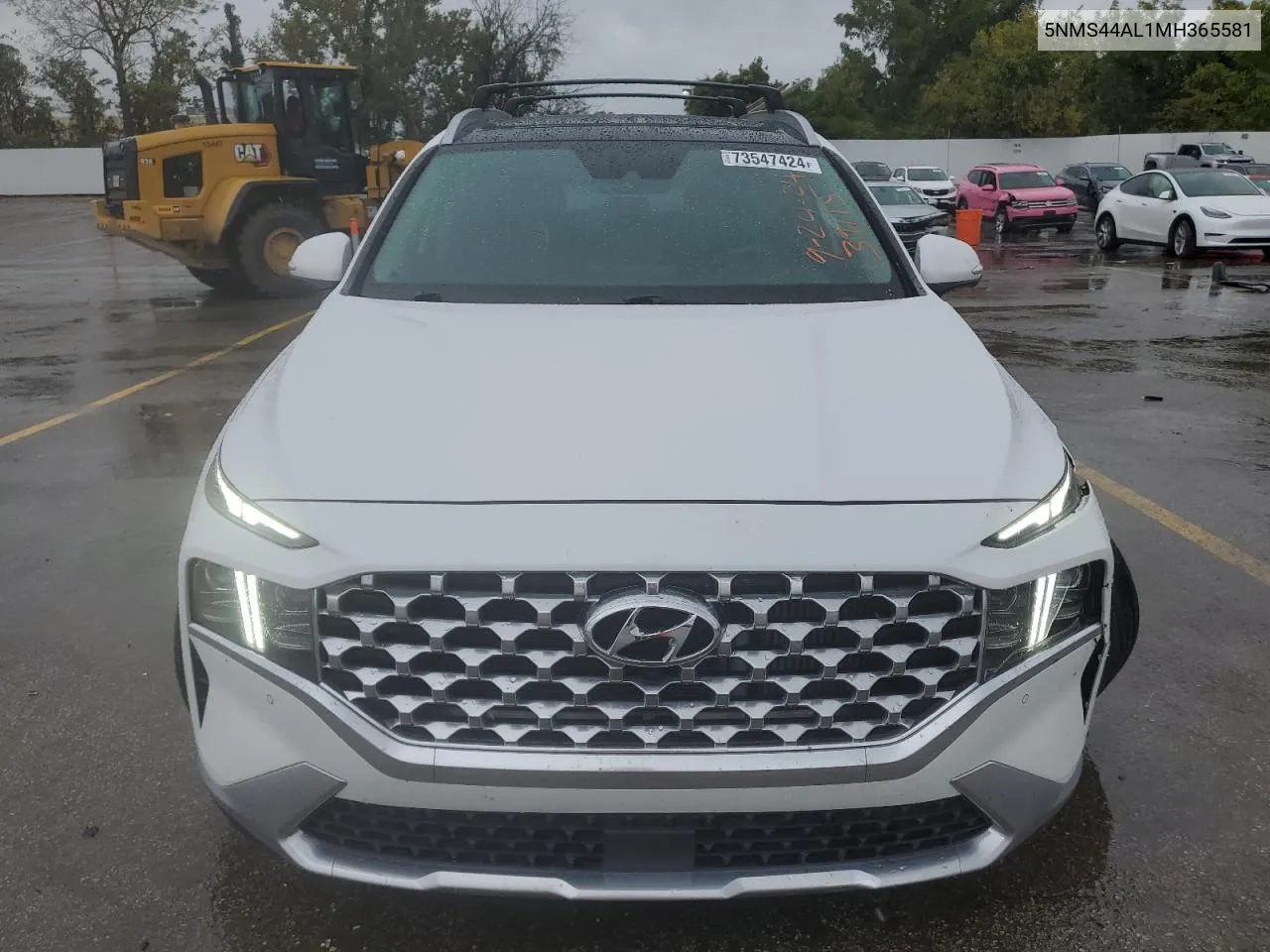 2021 Hyundai Santa Fe Limited VIN: 5NMS44AL1MH365581 Lot: 73547424