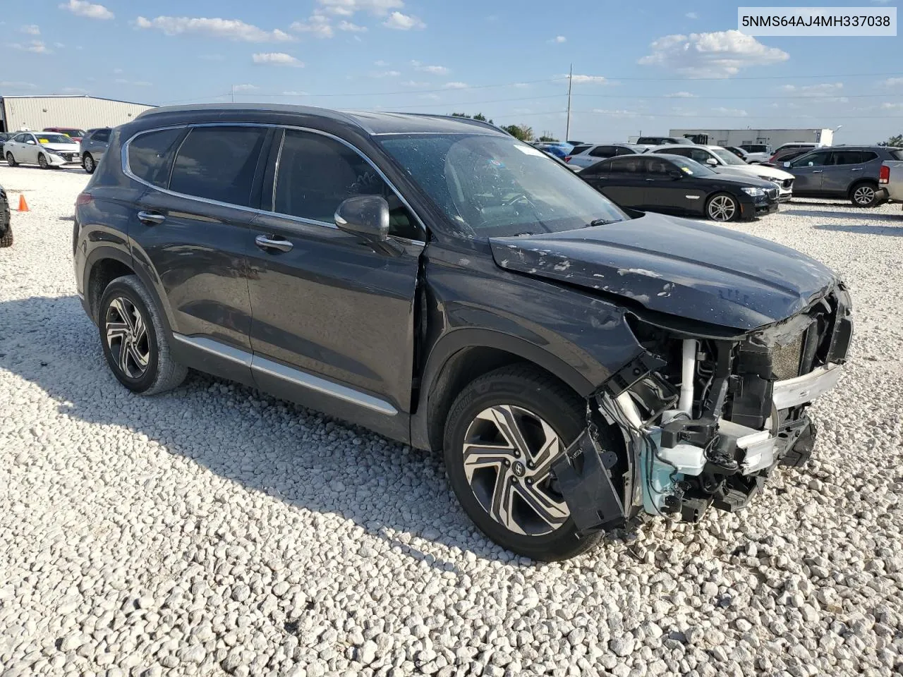 5NMS64AJ4MH337038 2021 Hyundai Santa Fe Sel