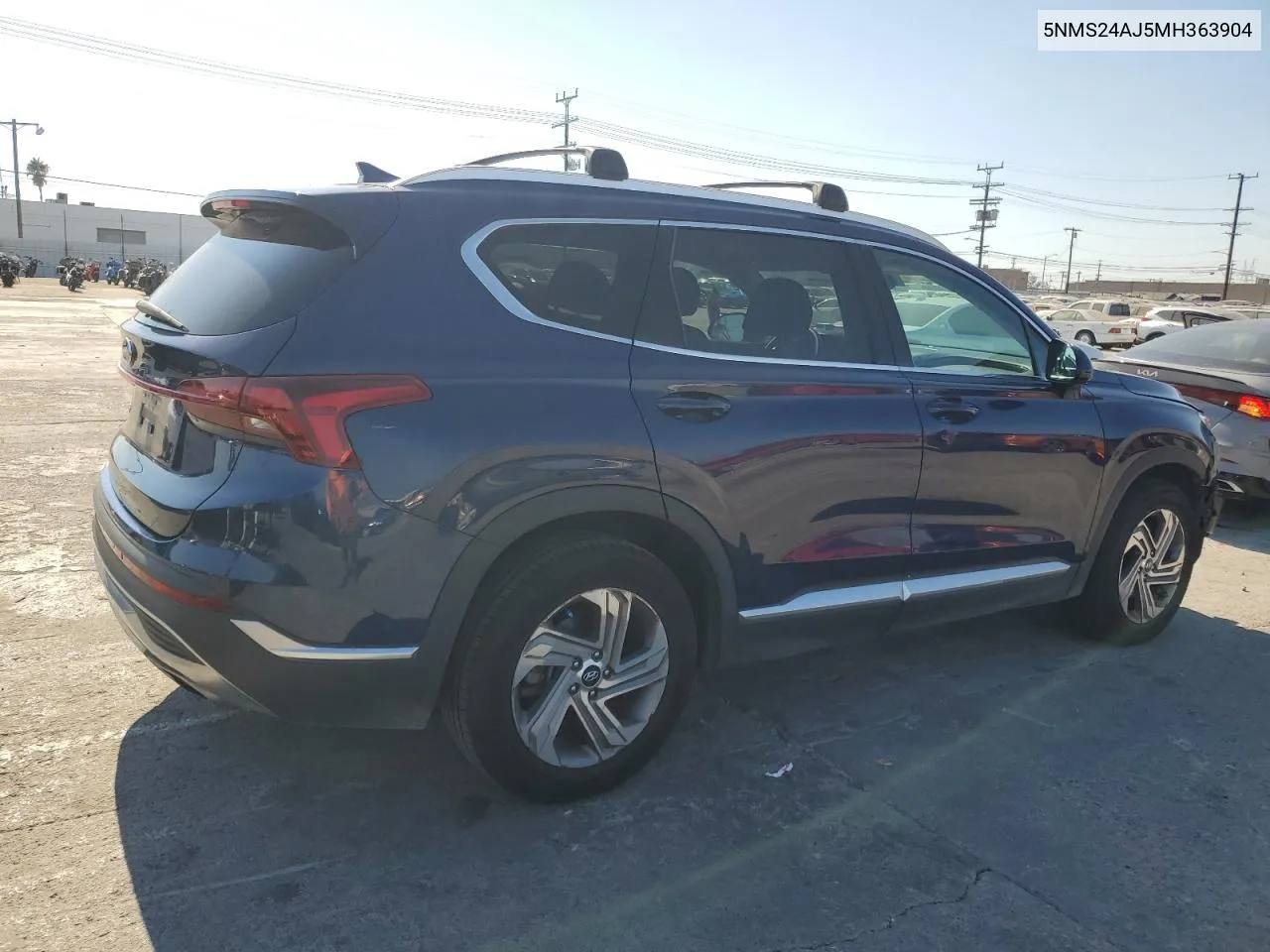 2021 Hyundai Santa Fe Sel VIN: 5NMS24AJ5MH363904 Lot: 73813164